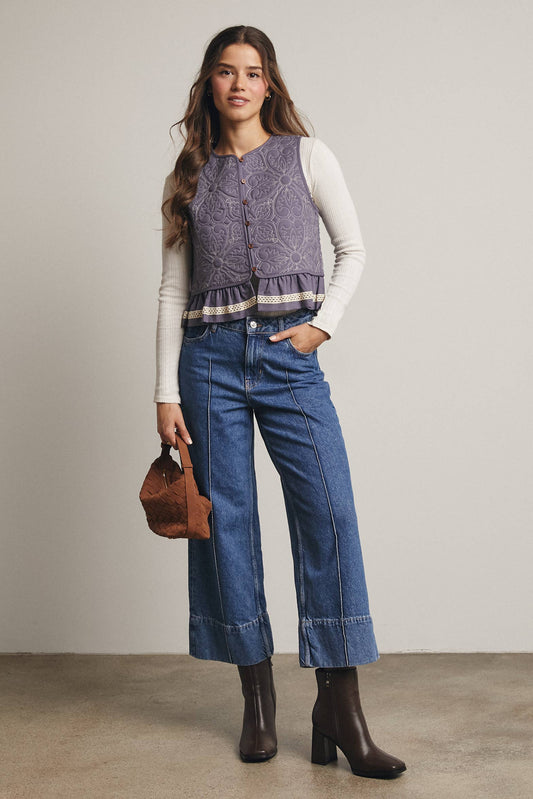 Quincy Peplum Vest