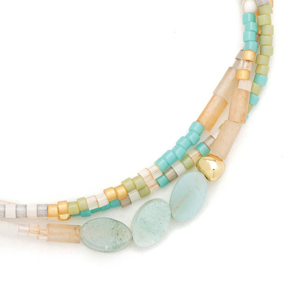 Mixed Media Bracelet - Courage