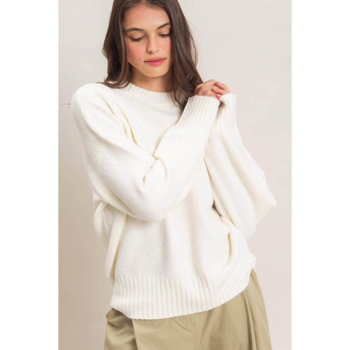 Jackie Sweater/Cream