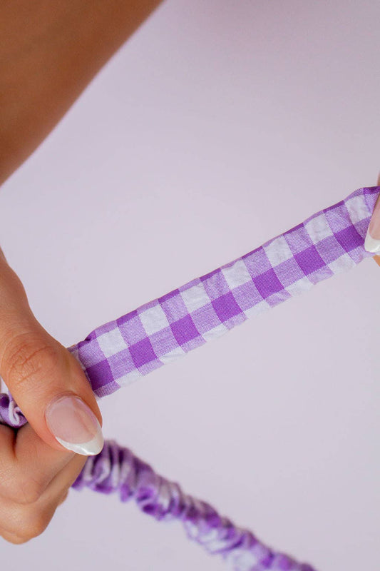 Teacher Appreciation Extended Lanyards: Iris Gingham