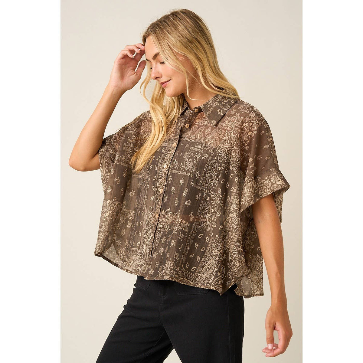 Peyton Paisley Button Down