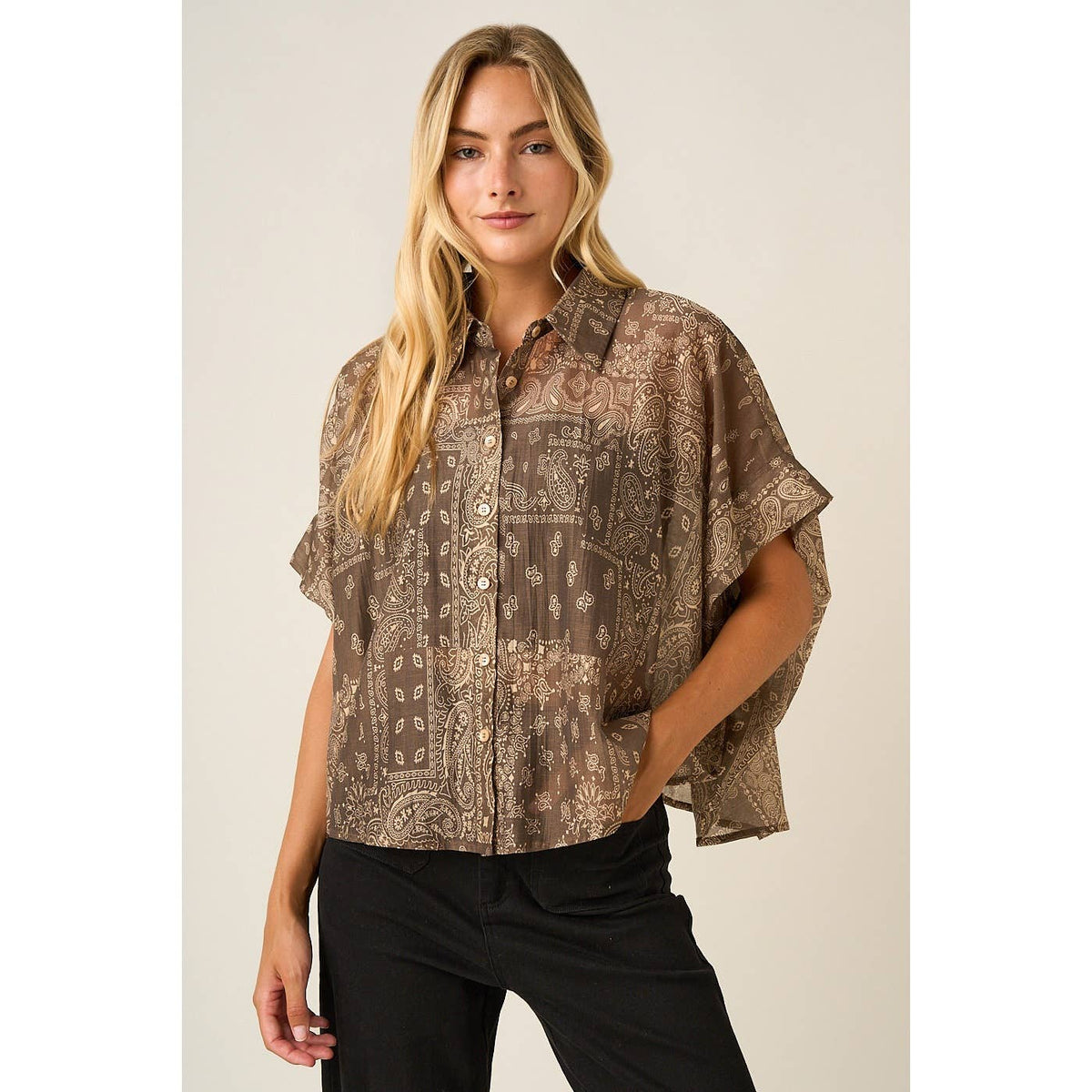 Peyton Paisley Button Down