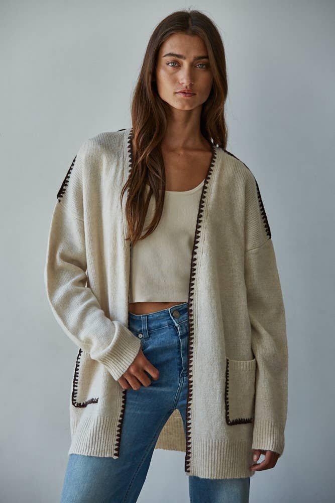 Cleo Contrast Cardigan