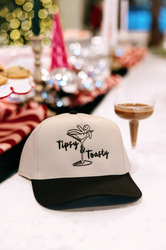 Tipsy & Toasty- Holiday Hat- Christmas Hat