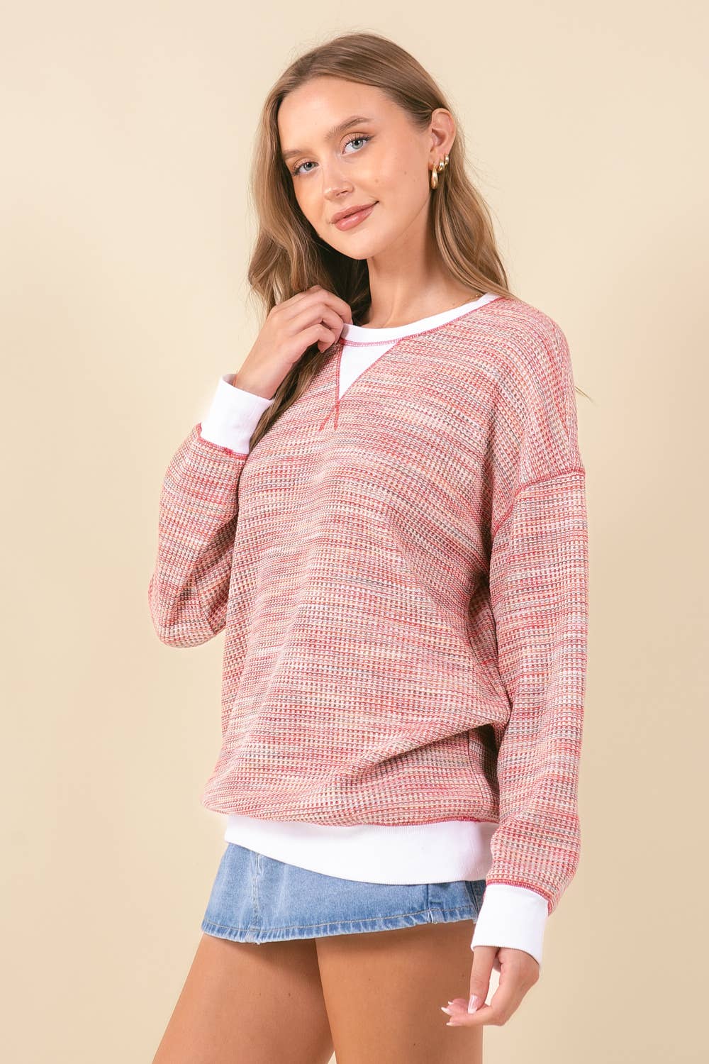 Maureen Waffle Knit