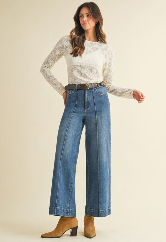 Tucker High Rise Wide Leg Denim