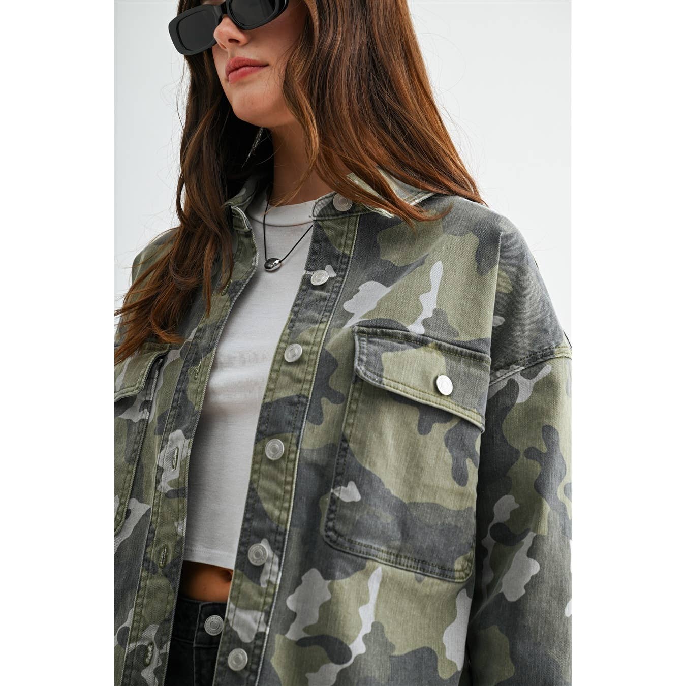 Camden Camo Denim Jacket