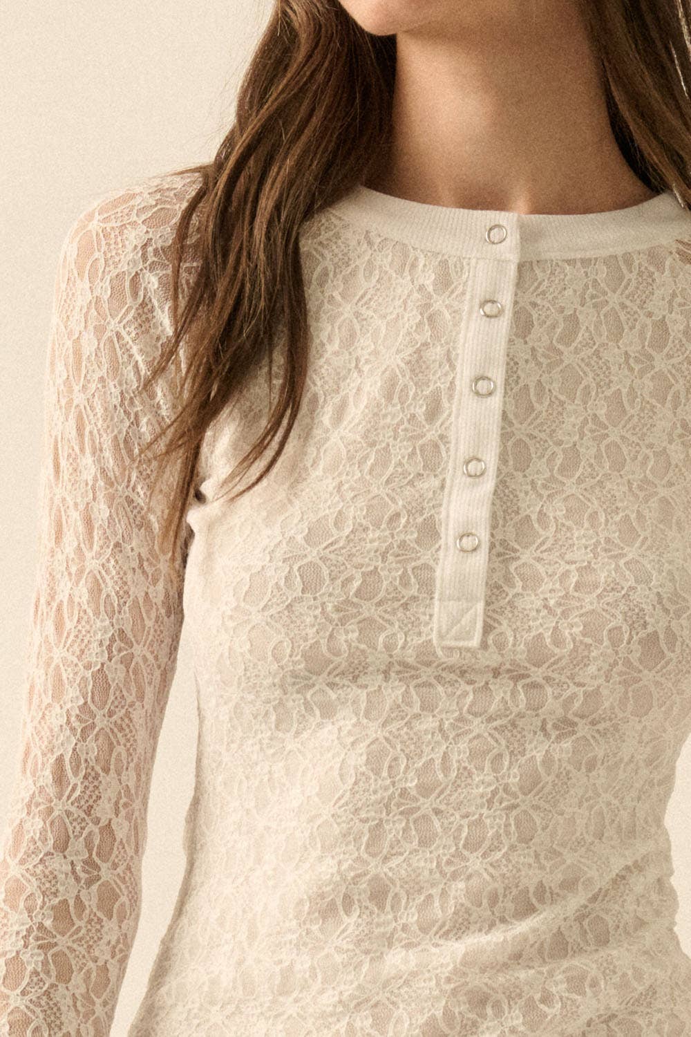 The Aspen Raglan Henley Top