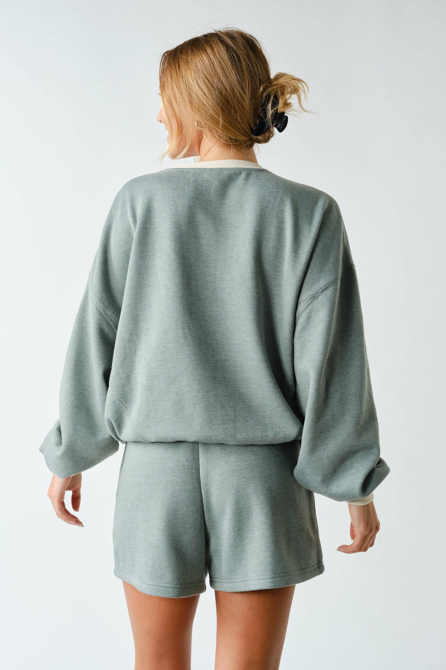 Seaside Crewneck Set: Green