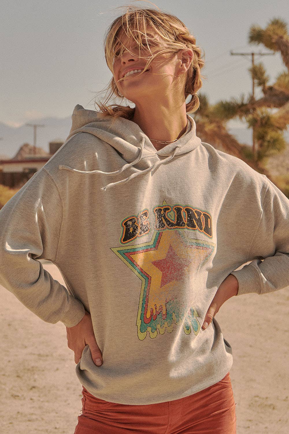 Be Kind Vintage Graphic Hoodie