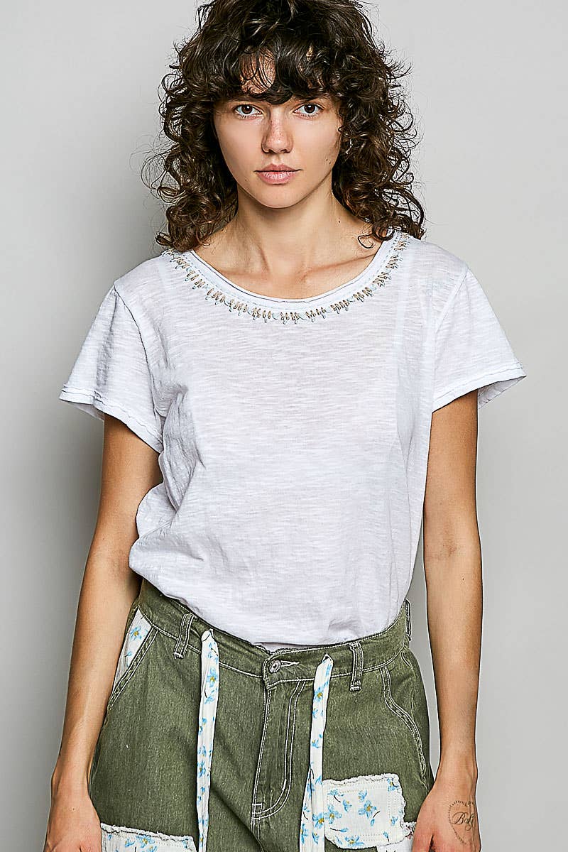 Lynley Tee: White