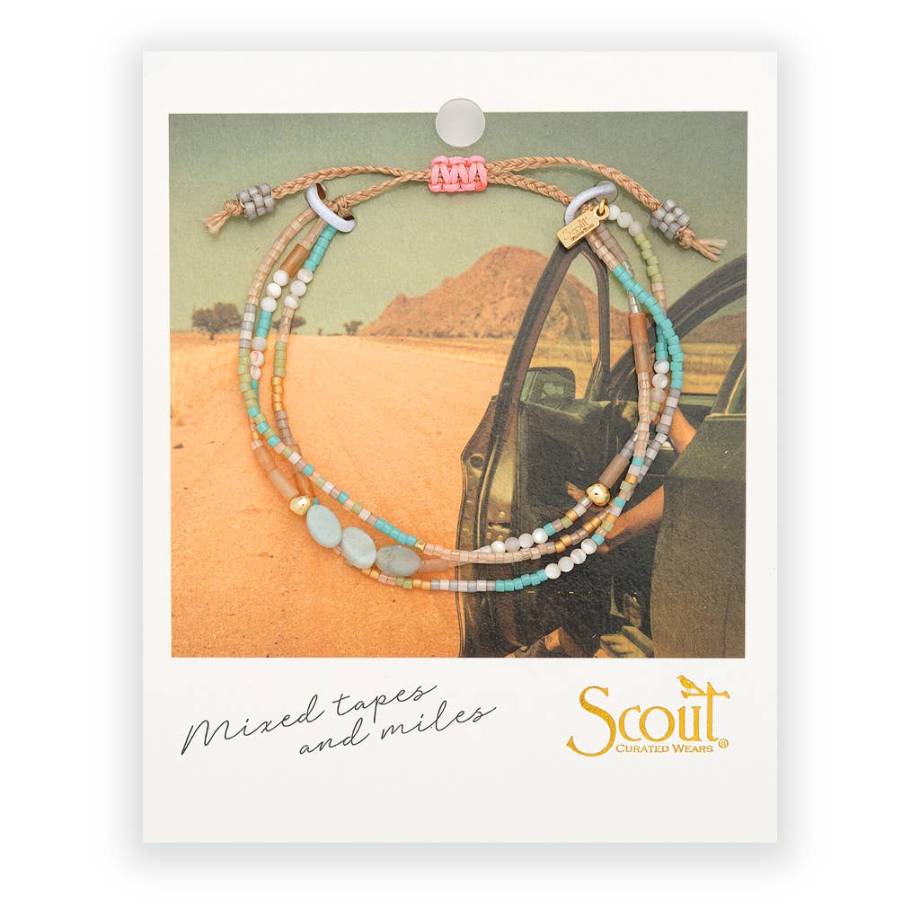 Mixed Media Bracelet - Courage