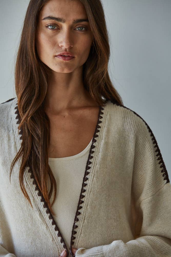 Cleo Contrast Cardigan