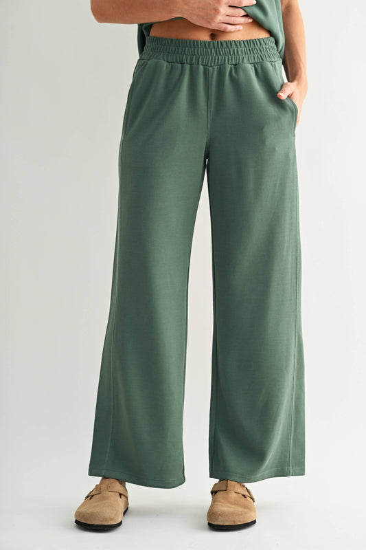 Running Errands Pants: Eldergreen