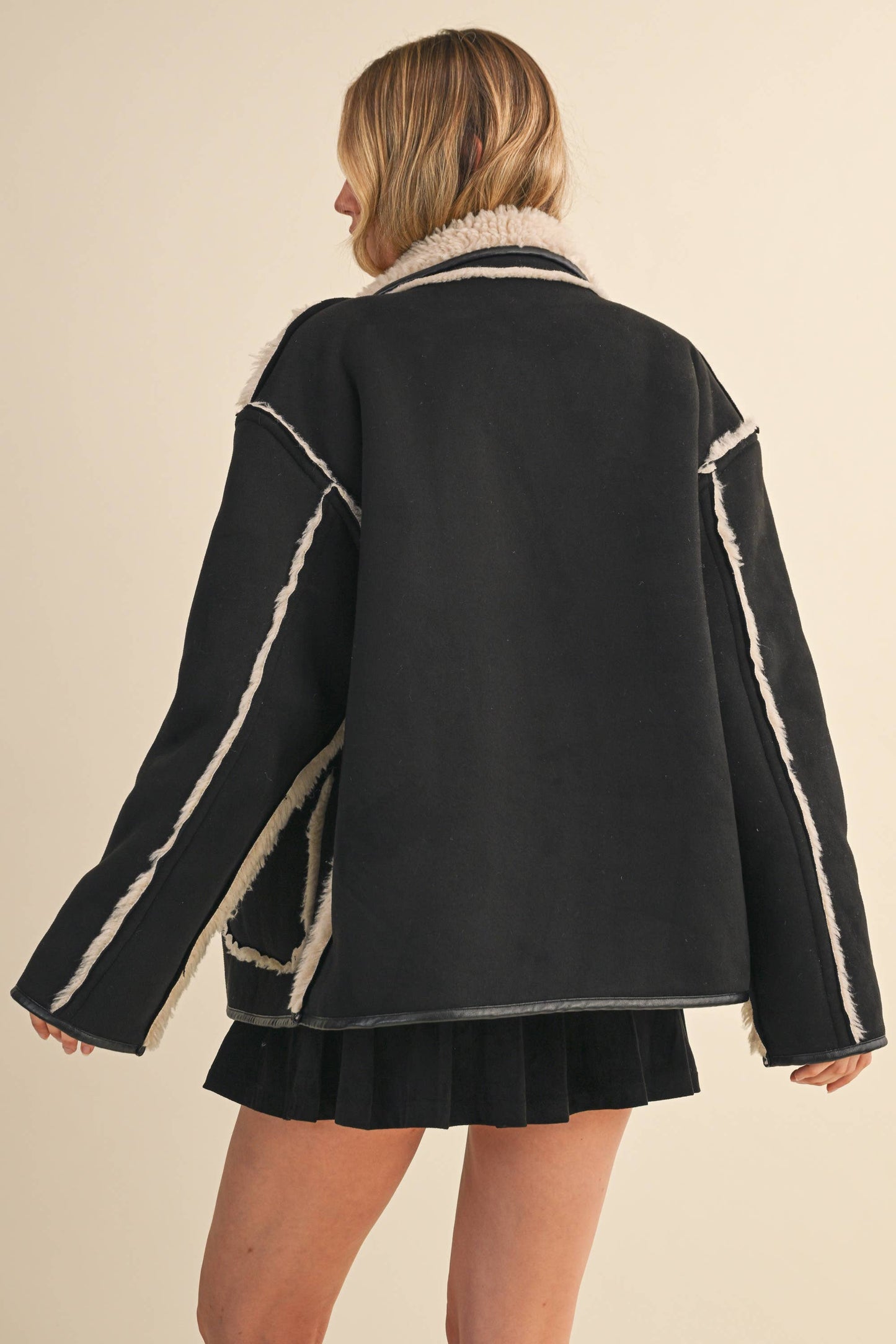 Penny Reversible Sherpa Jacket