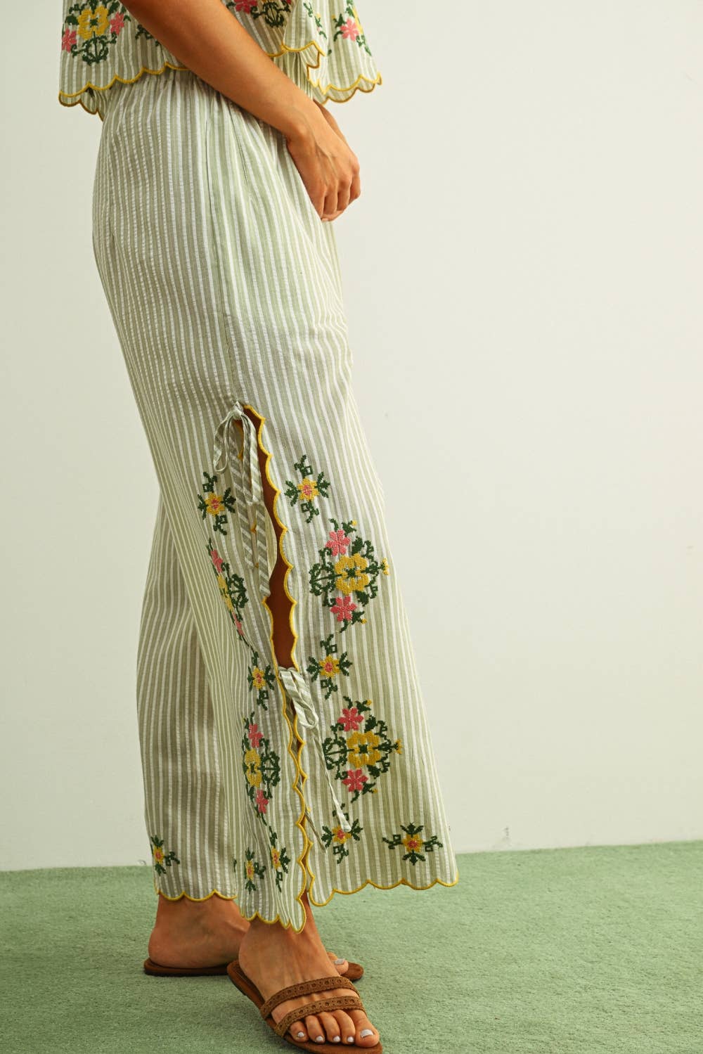 Mayzie Embroidered Pants