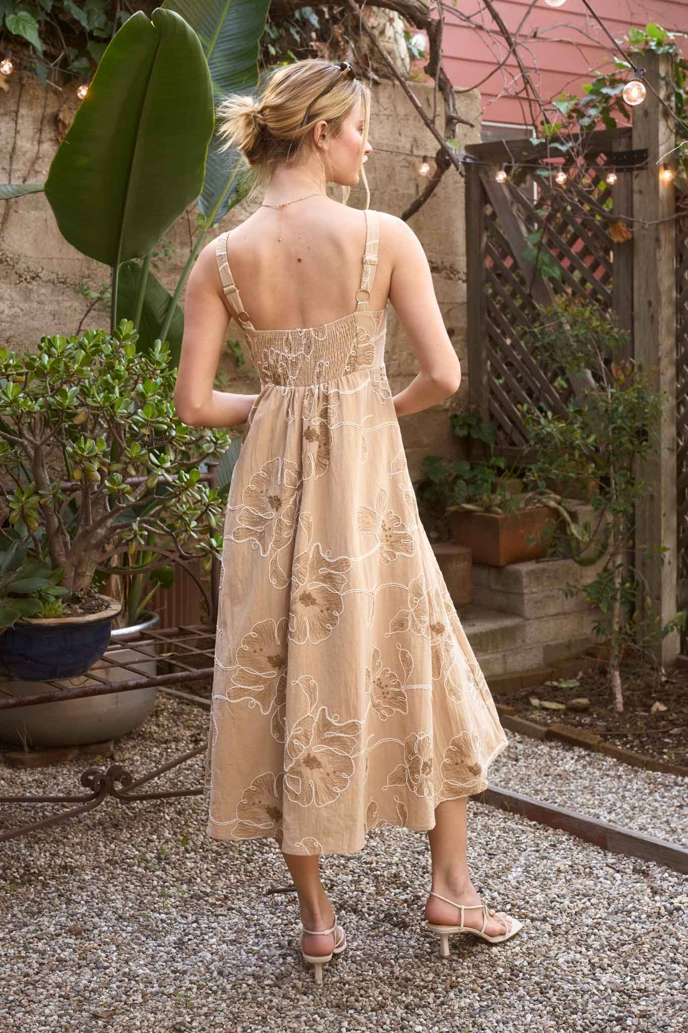Laurie Embroidered Maxi