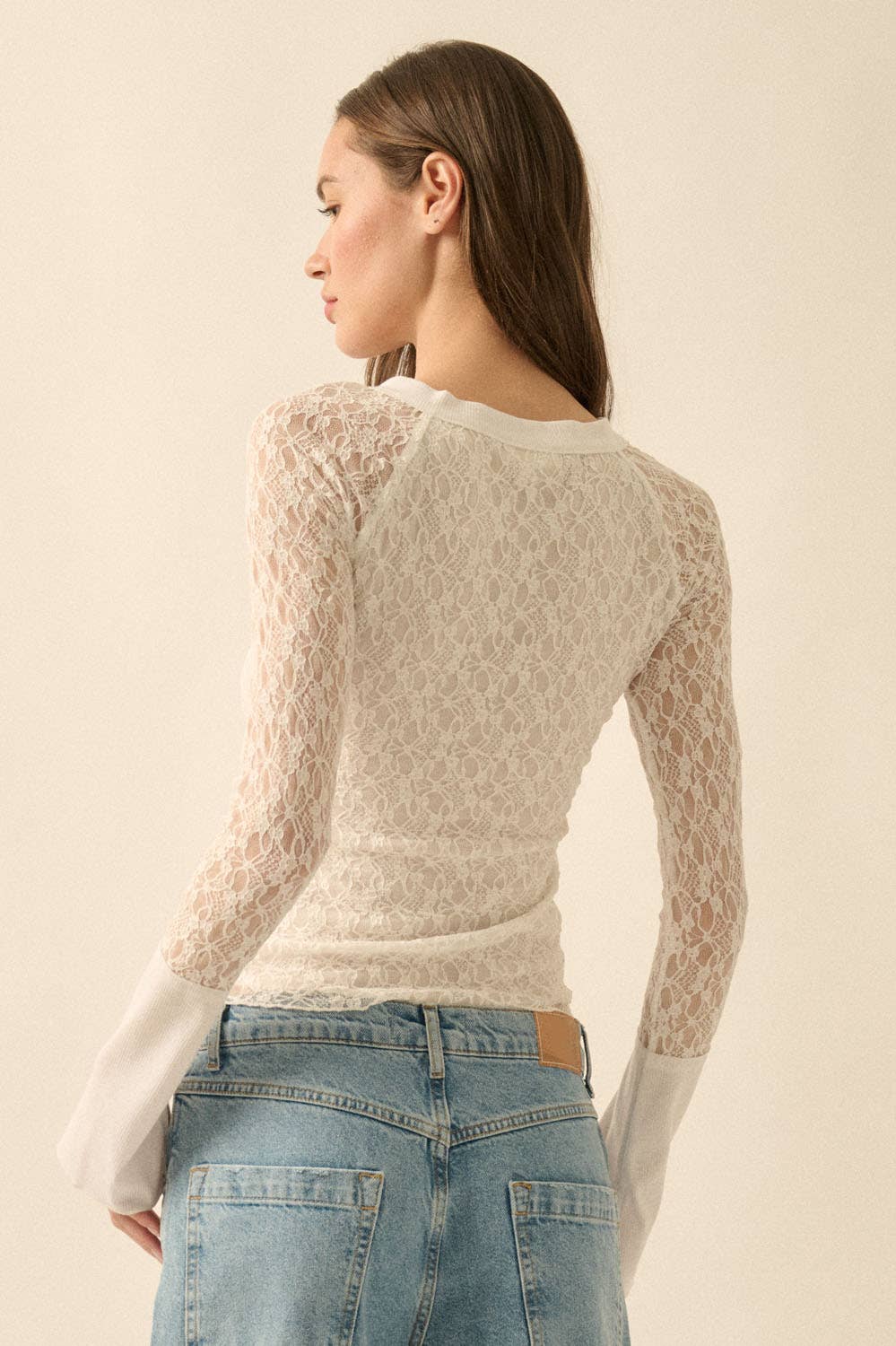 The Aspen Raglan Henley Top