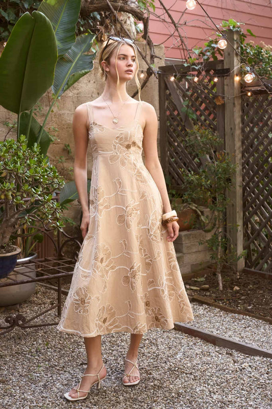 Laurie Embroidered Maxi