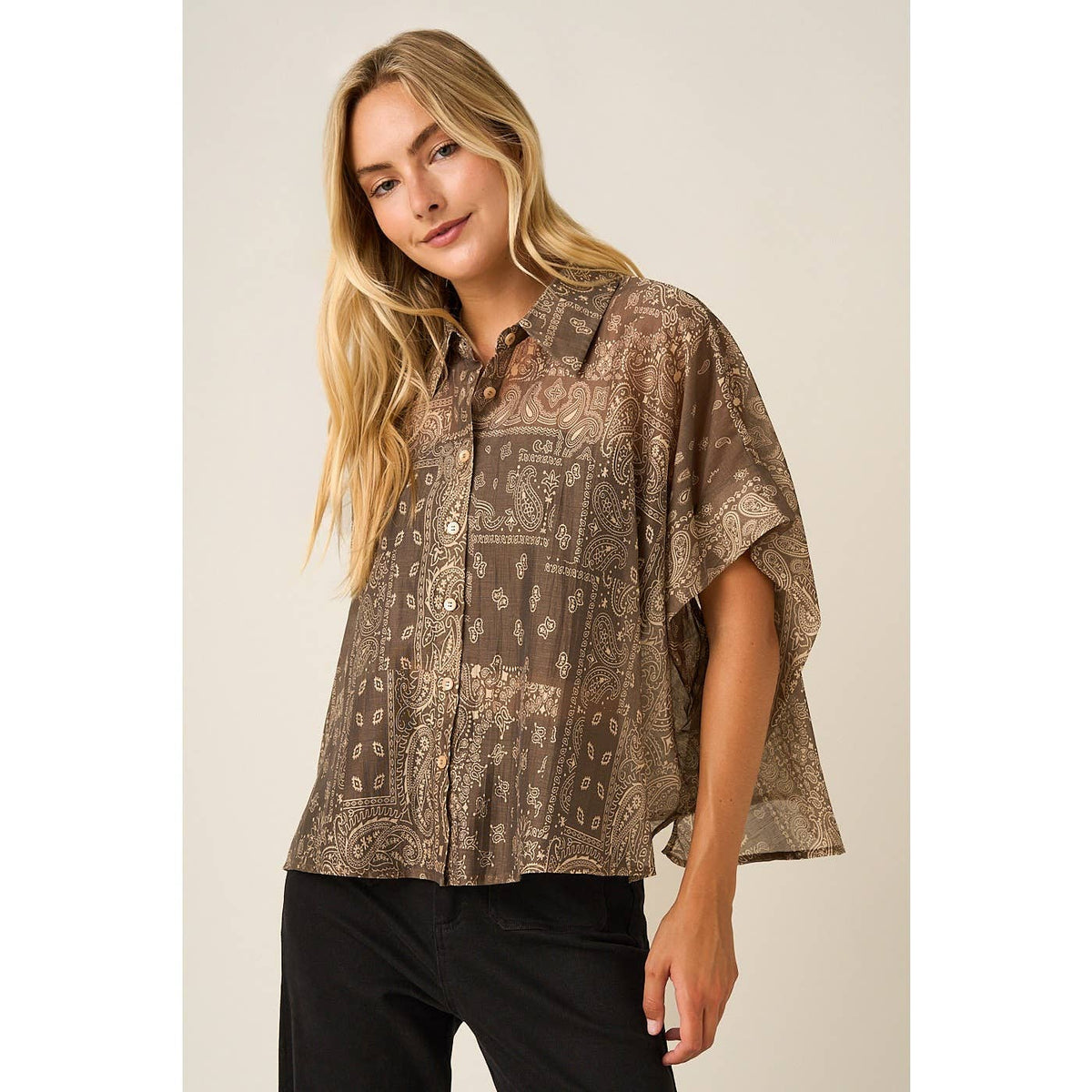 Peyton Paisley Button Down