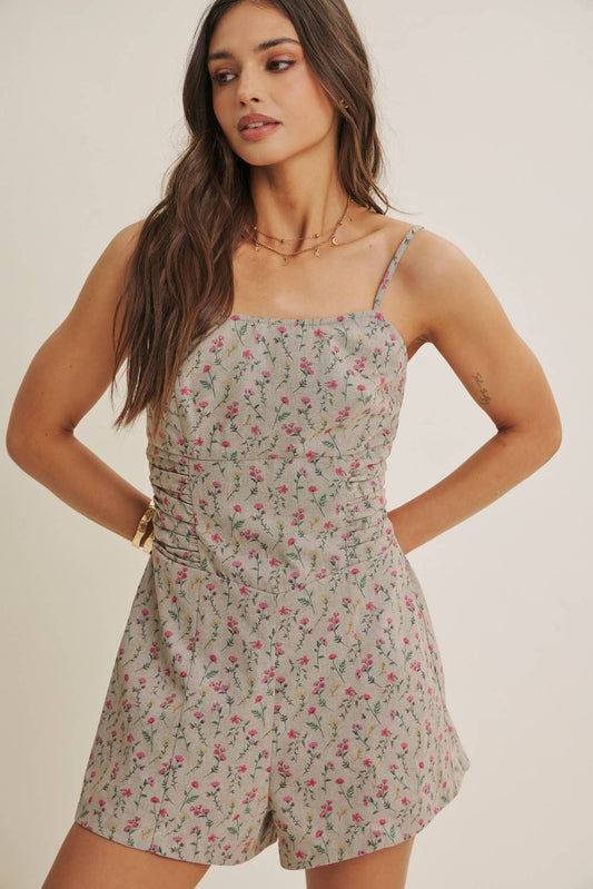 Jill Floral Romper