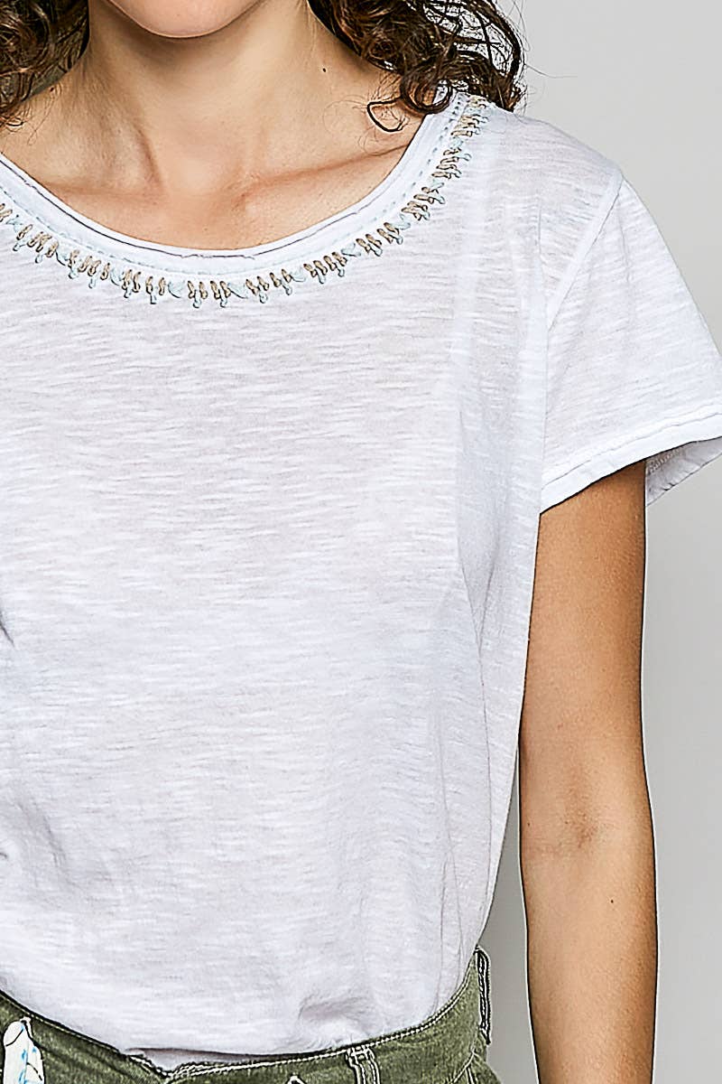 Lynley Tee: White