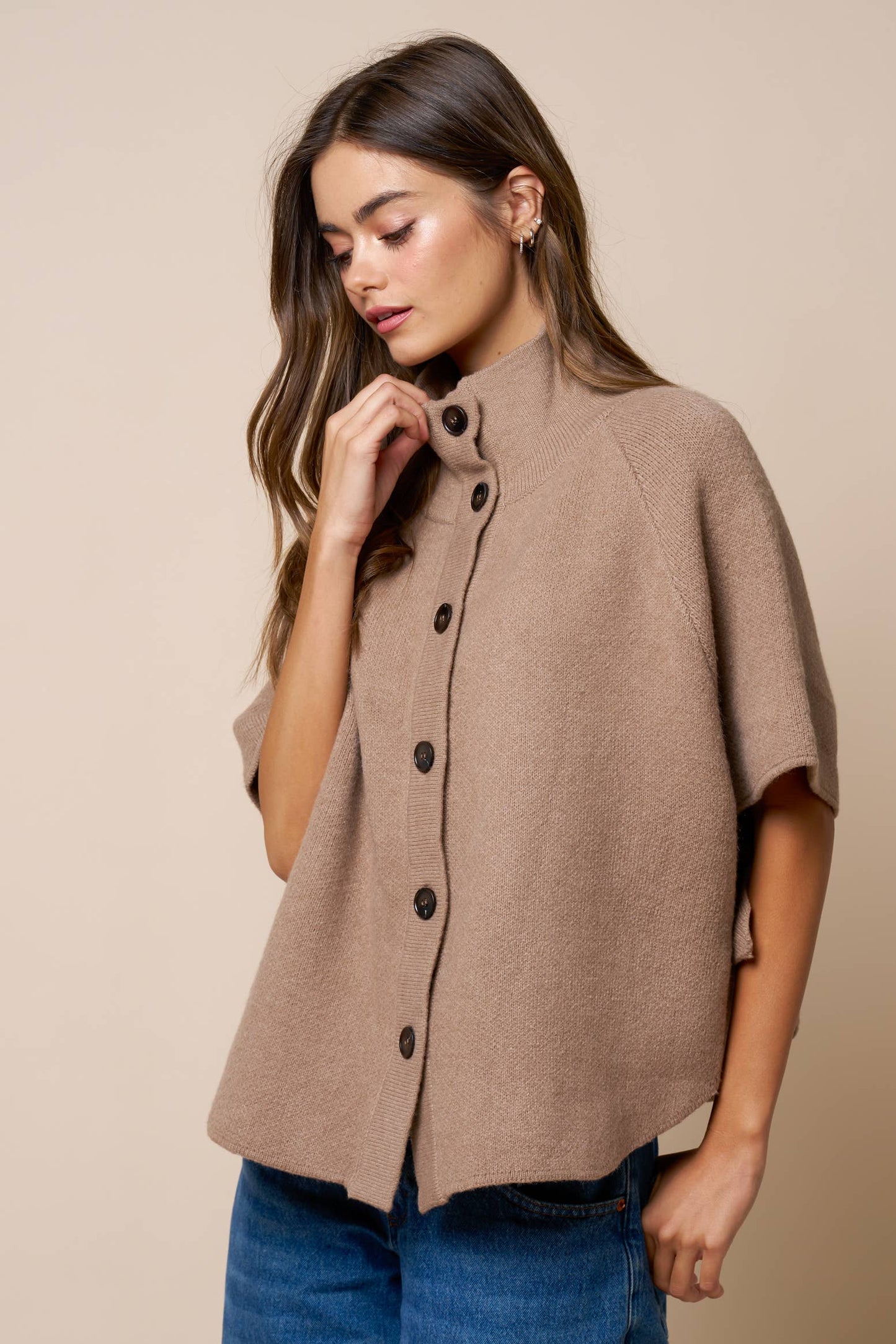 Penny Button-Up Poncho