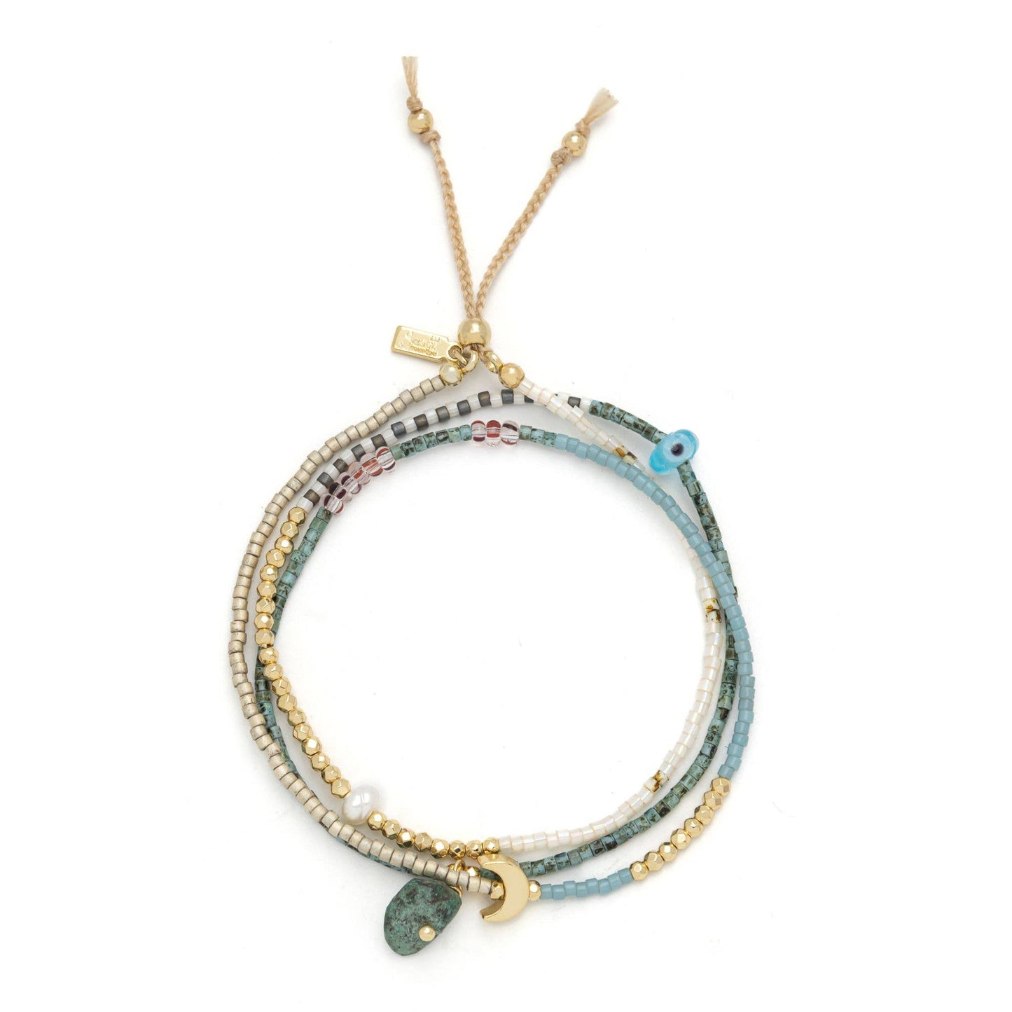 Mixed Media Wrap Bracelet/Necklace - Transformation