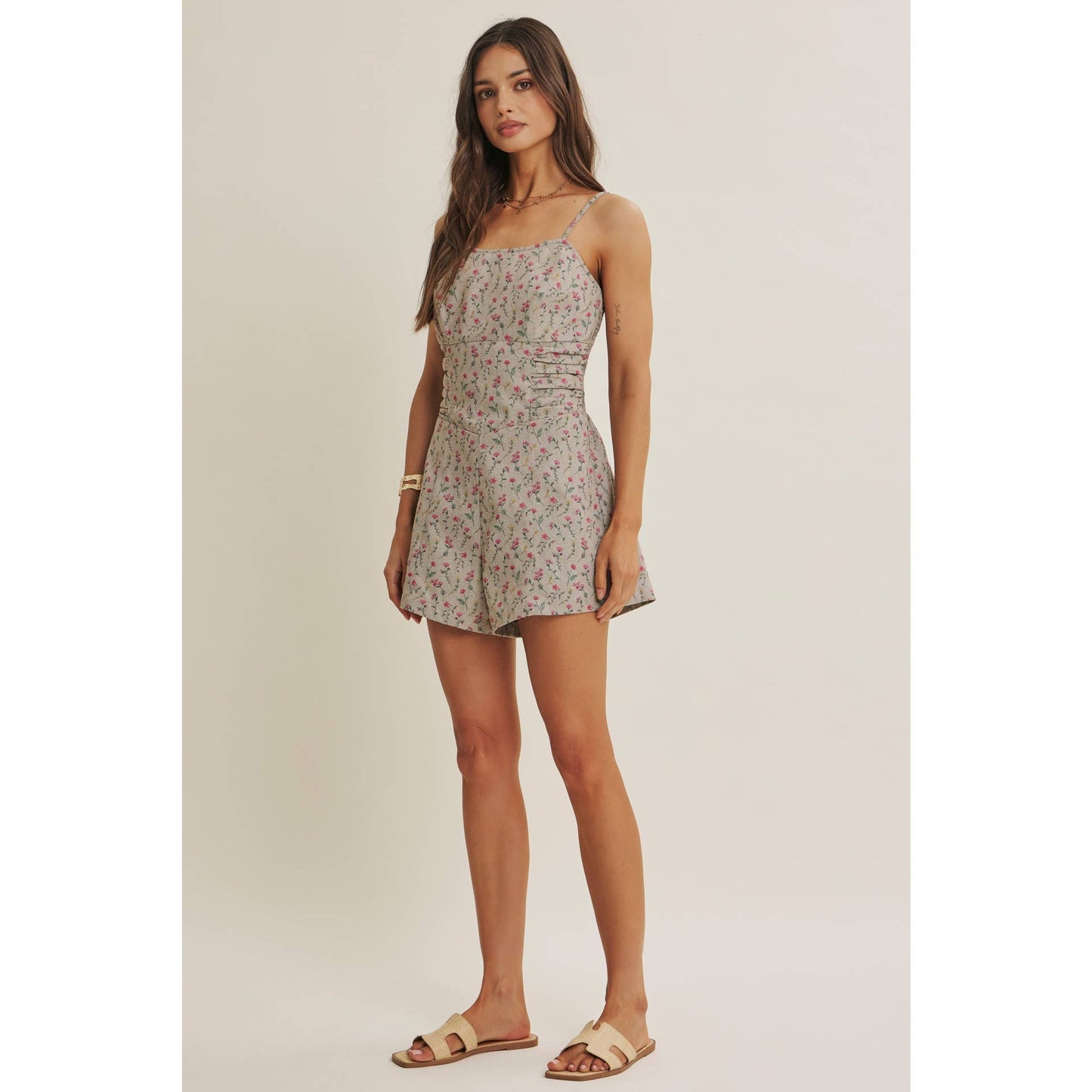 Jill Floral Romper