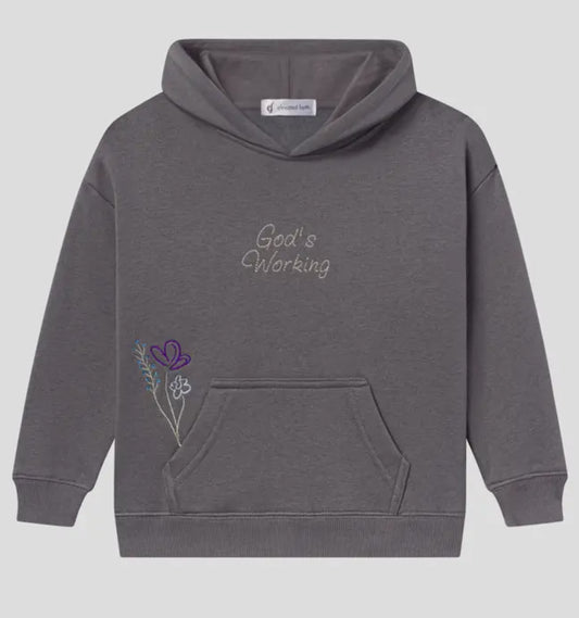 God’s Working Hoodie: Kids