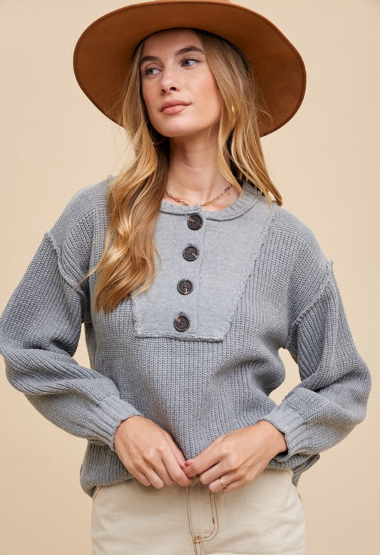 Fiona Button Up Sweater