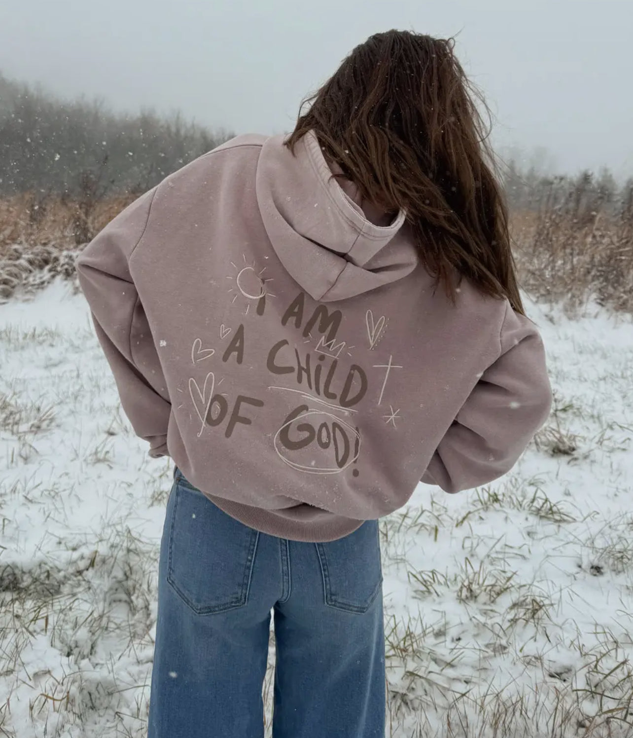 Child Of God Unisex Hoodie: Brown