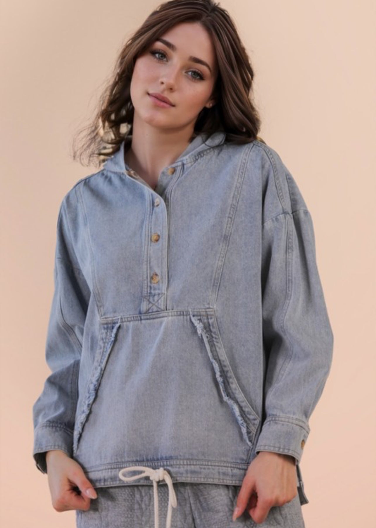 Darcie Denim Hoodie