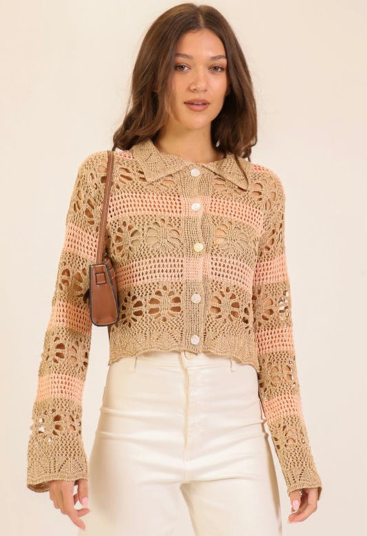 Nellie Crochet Cardigan