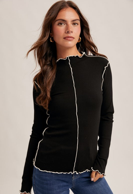 Mya Long Sleeve: Black