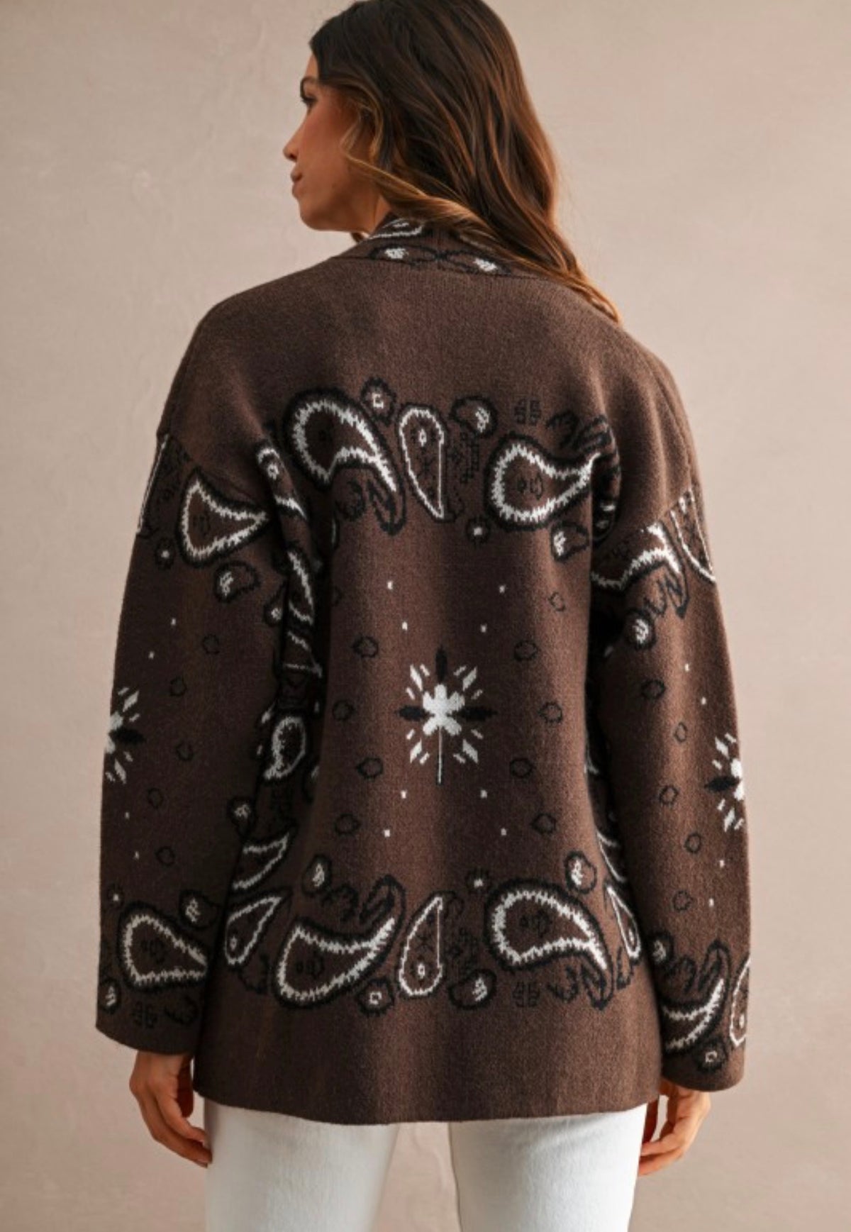 Paisley Shawl Cardigan