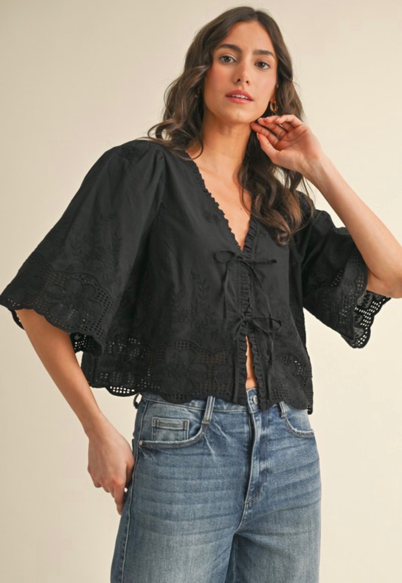 Marissa Blouse: Black