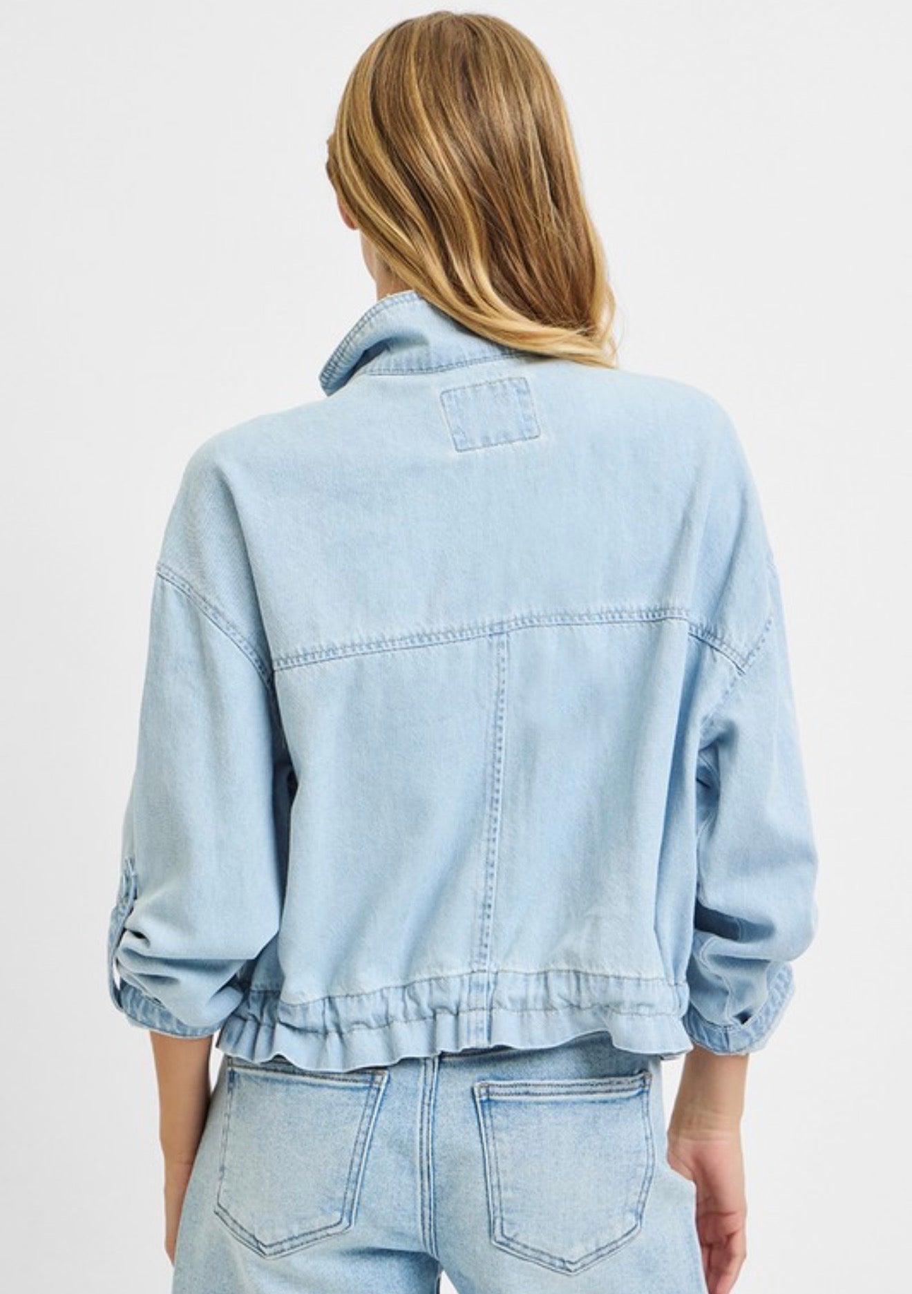 Melody Denim Cargo Jacket