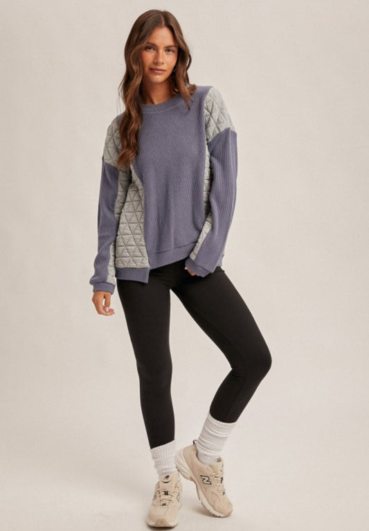 Amber Mixed Pullover