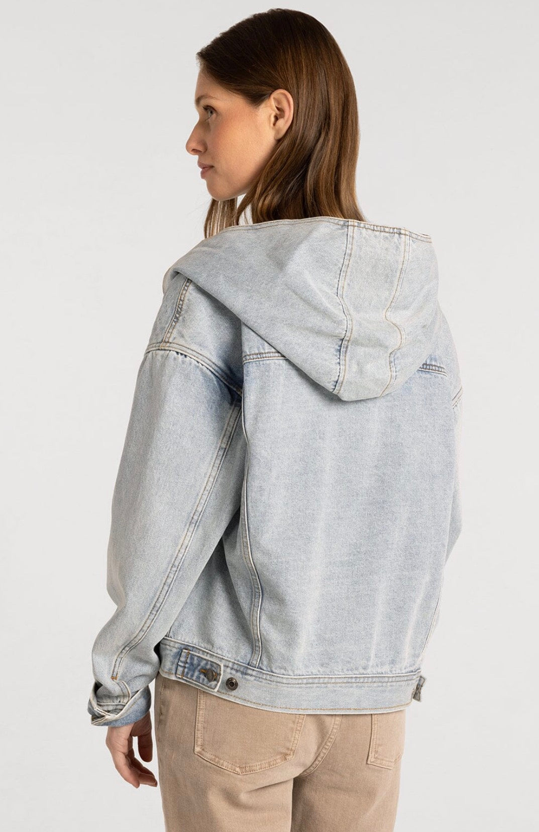 The Bryanna Button Denim Jacket
