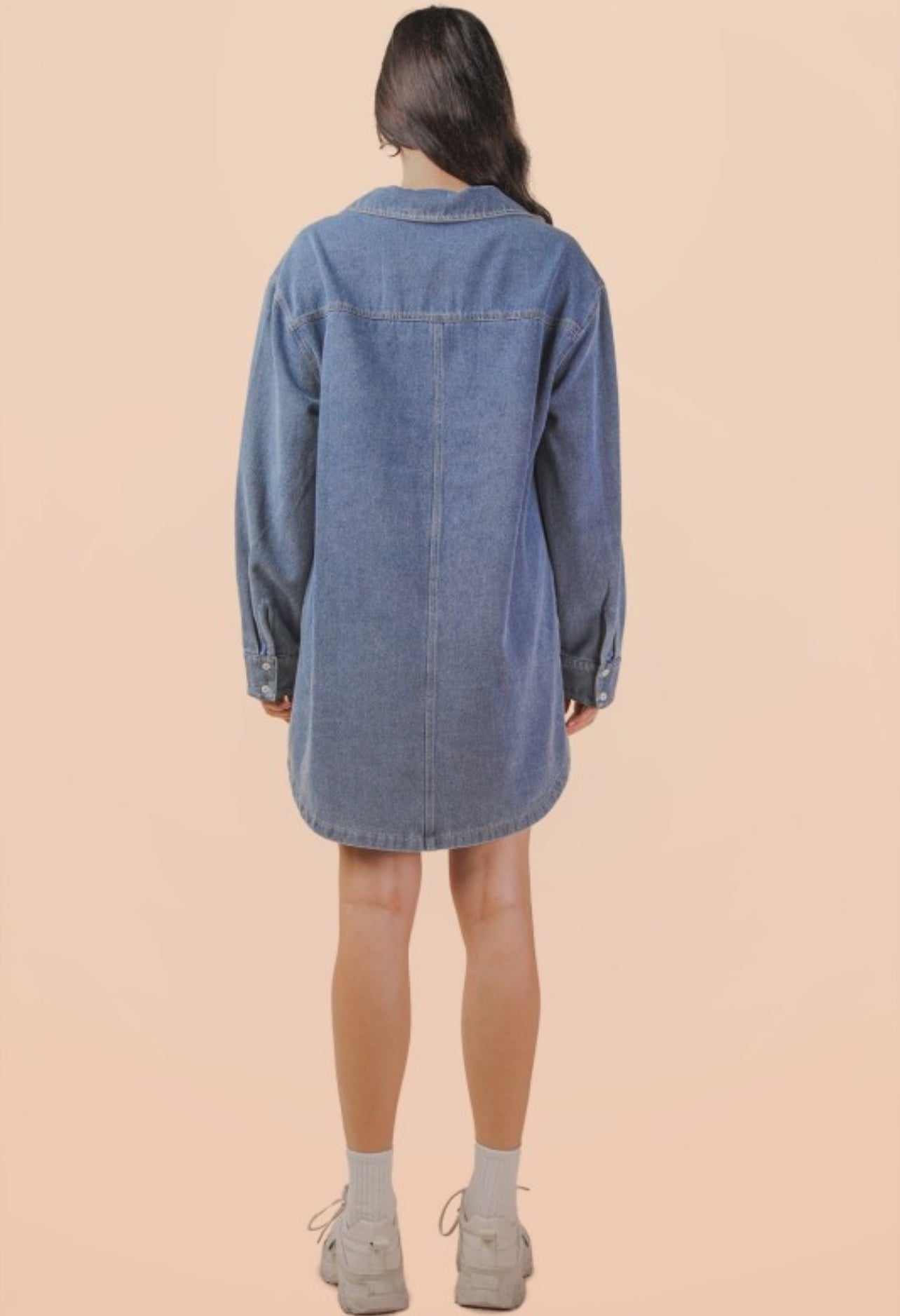 Sutton Mineral Washed Shirt Dress