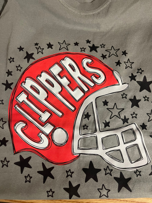 Clippers Helmet Graphic Tee