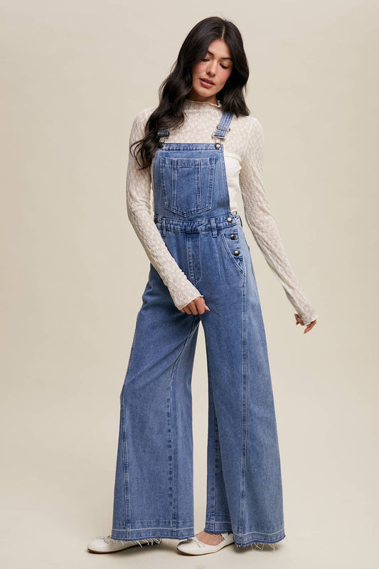 Stay Kind Denim Overalls