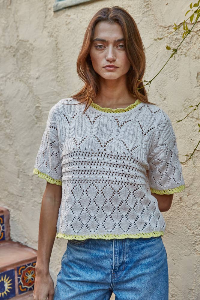 Margot Crochet Top