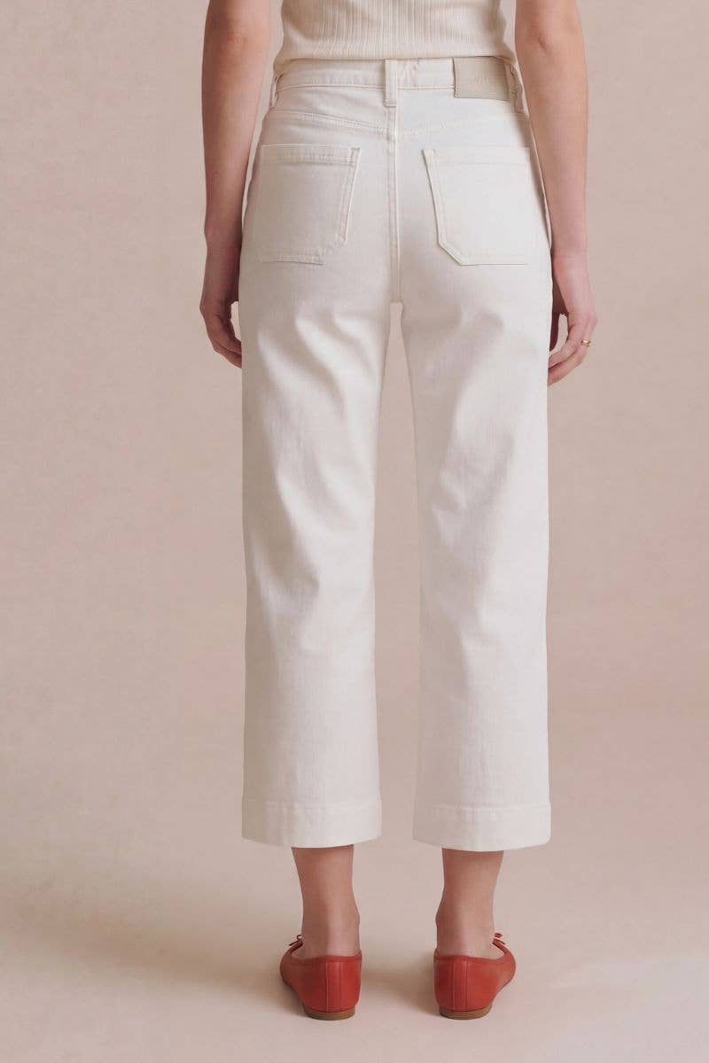 Beck Tummy Control White Denim
