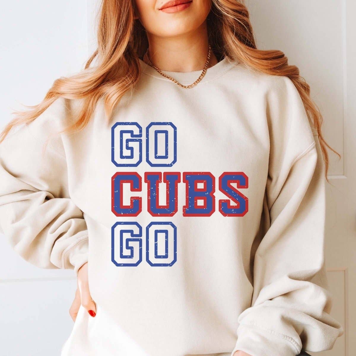 Go Cubs Go Graphic Sweatshirt