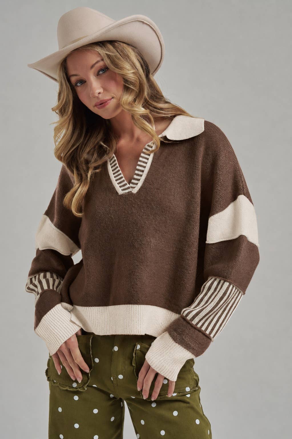 Melinda Sweater/Chocolate