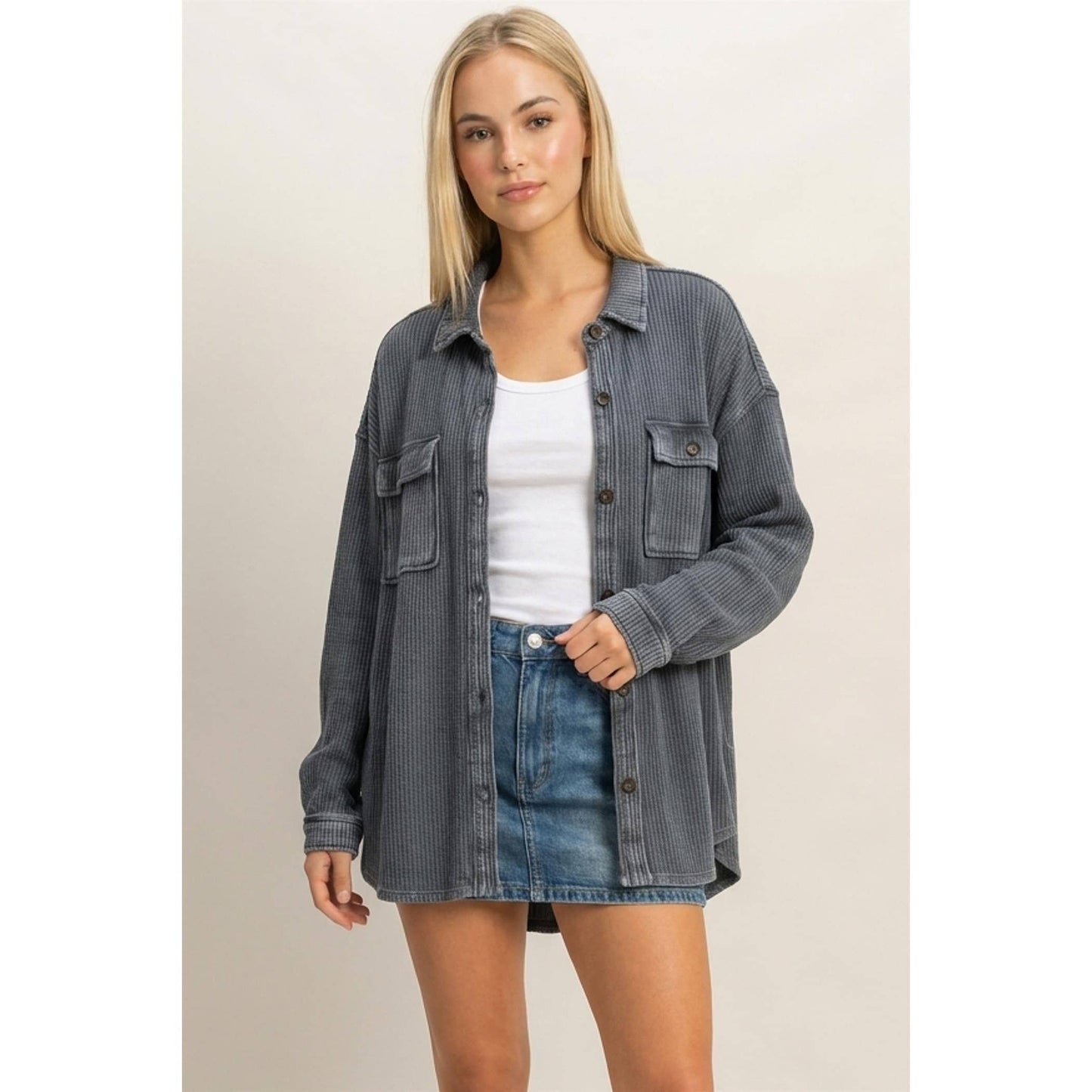 Marnie Waffle Shacket