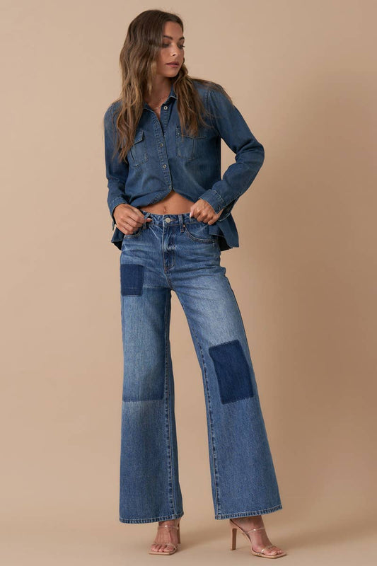 Kari Patchwork Denim