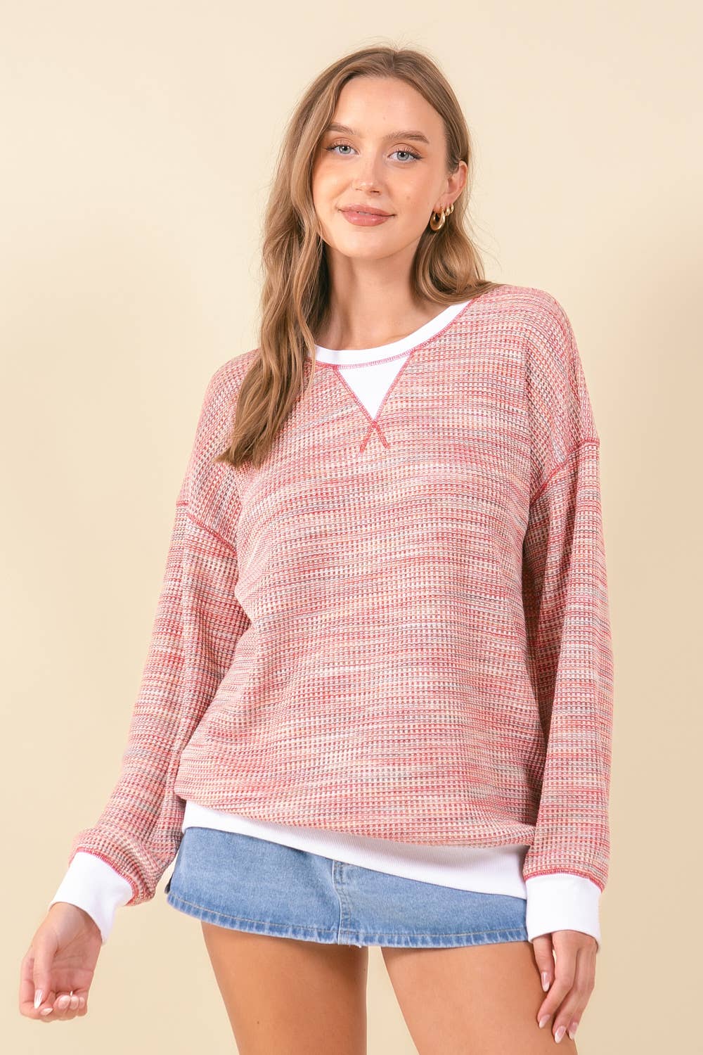 Maureen Waffle Knit
